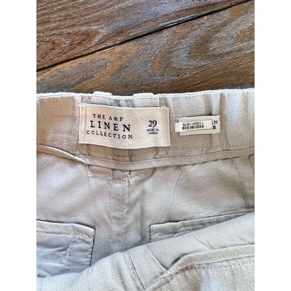 Abercrombie & Fitch Linen Collection Shorts Size 29 - Picture 2 of 8